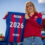 Alèxia Putellas amb la samarreta del Barça