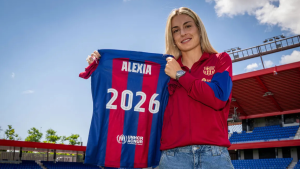 Imatge d'Alèxia Putellas amb la samarreta del Barça