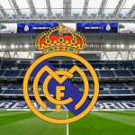 Muntatge en què es veu el Camp del Real Madrid i l'escut