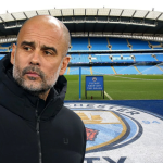 Pep Guardiola al campo del Manchester City