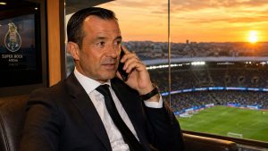 Jorge Mendes en una llotja