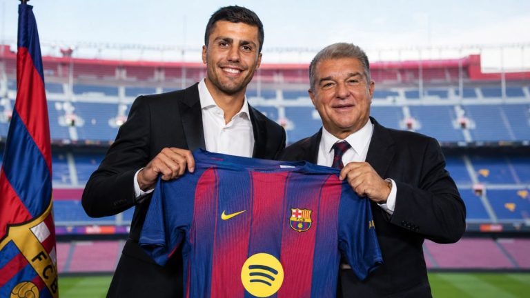Rodri amb Joan Laporta