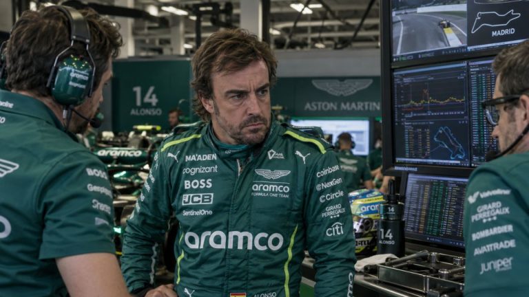 Fernando Alonso, pilot d'Aaton Martin