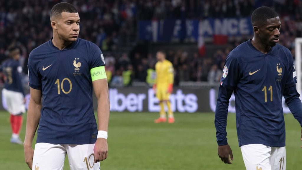 Kylian Mbappe amb Ousmane Dembélé