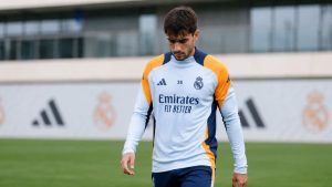 Raúl Asencio, futbolista del Reial Madrid
