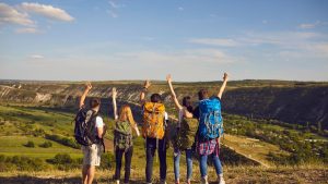 Un grup de turistes